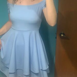 Light blue dress